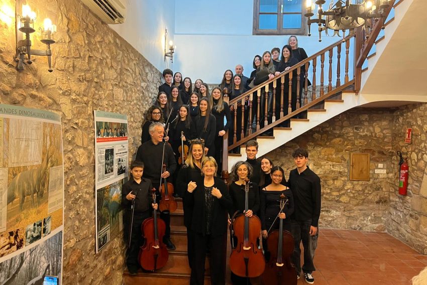 La Orquesta y el Coro Arcos de Teruel dejó  su impronta en Galve