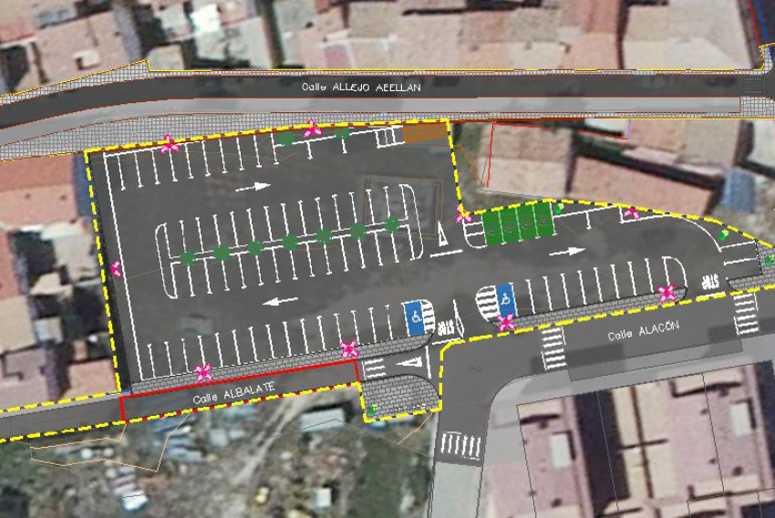 El Ayuntamiento de Andorra acondicionará 74 plazas de aparcamiento en Los Hortales