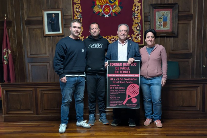 Teruel acogerá un torneo benéfico de pádel a final de mes en favor de ATUEM