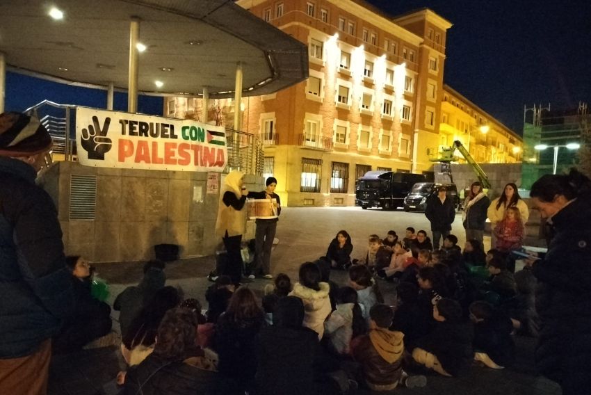 La Asamblea Antibelicista de Teruel reclama el fin del genocidio en Gaza