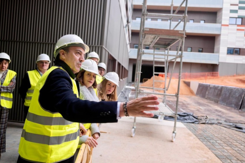 En marcha la obra del búnker para el acelerador del nuevo Hospital Obispo Polanco de Teruel