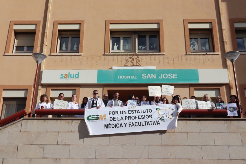 La participación de los médicos de Teruel en la huelga elevó este miércoles el nivel