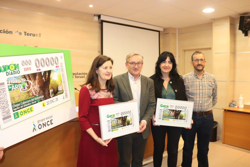 El Chopo Cabecero de Remolinar de Aguilar es la imagen de 5 millones de cupones ONCE