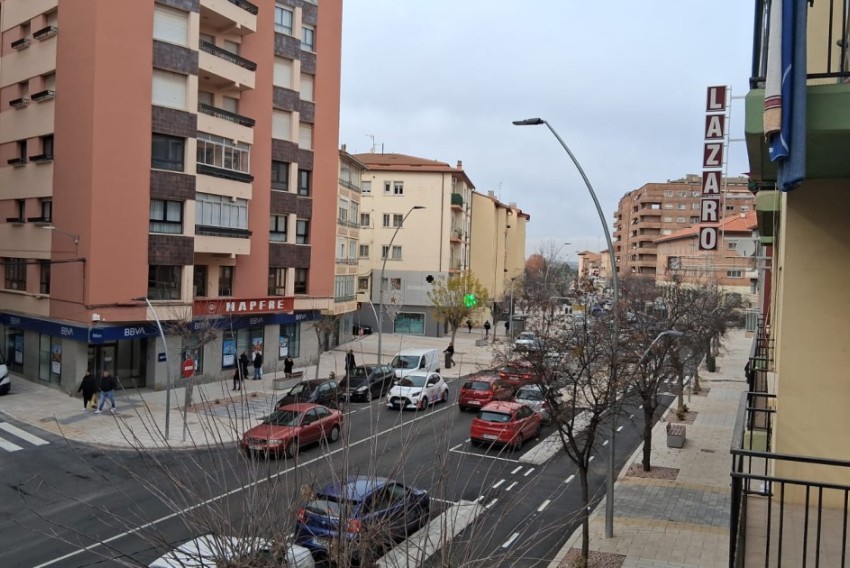 Transportes finaliza las obras de adecuación al paso de peatones y bicis de la avenida Sagunto en Teruel, con una inversión de 6,4 millones de euros
