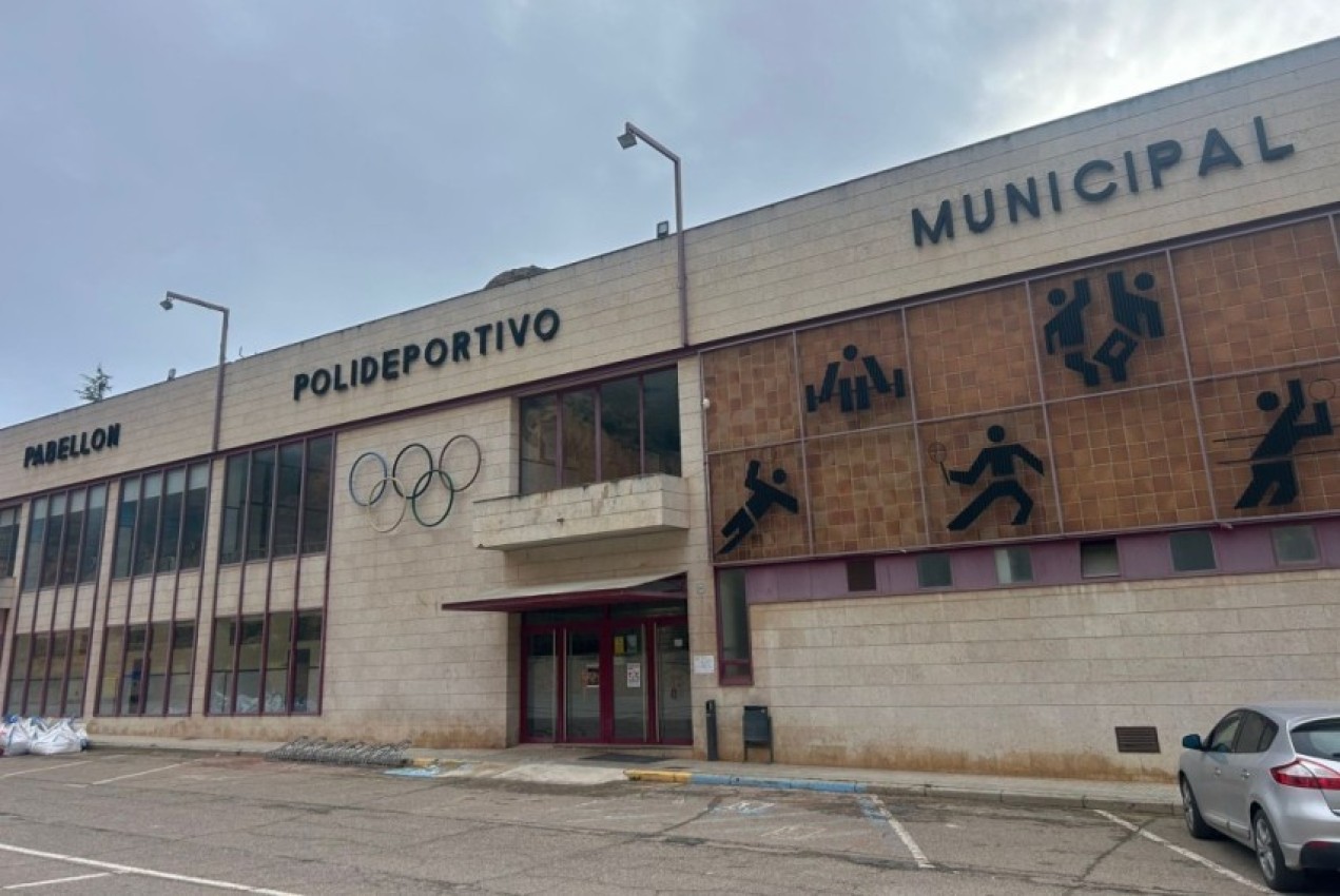 El nuevo gimnasio de Alcorisa, cada vez más demandado, estará listo tras el próximo verano