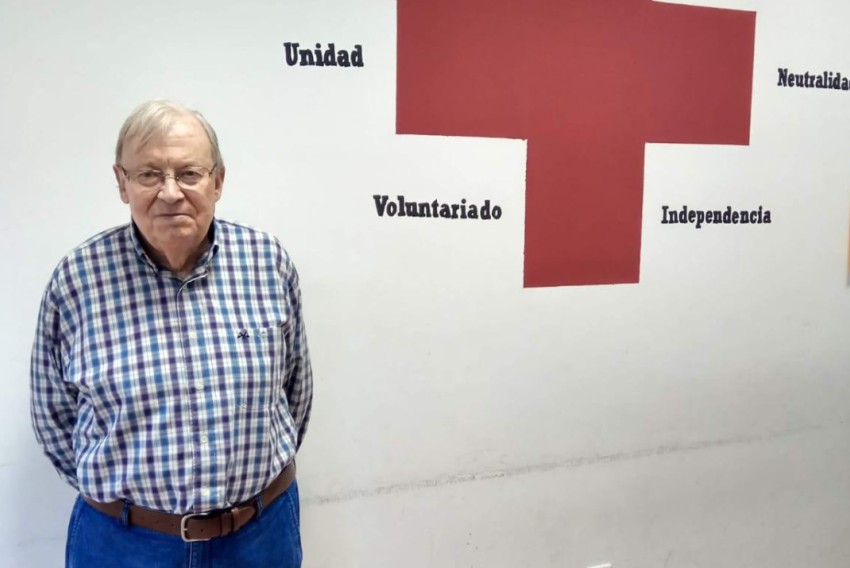 Ignacio Castañosa, colaborador de Cruz Roja en Calamocha: “En estos 40 años de voluntario en Cruz Roja he desarrollado el estímulo de ayudar a los demás”