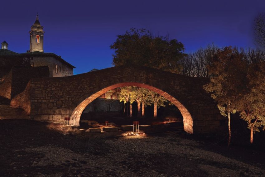 Fortanete licita la iluminación del puente medieval y la zona de huertos