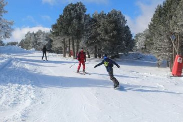 Javalambre y Valdelinares ofrecen 7,1 y 8,4 kilómetros de dominio esquiable