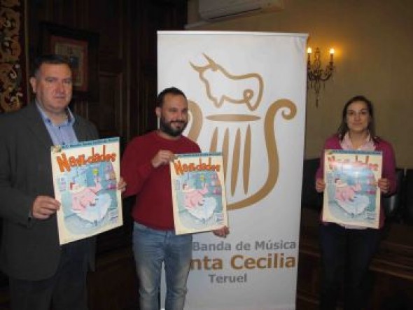 La Banda de Música Santa Cecilia ofrecerá el domingo el concierto Navidades Pasadas por Agua