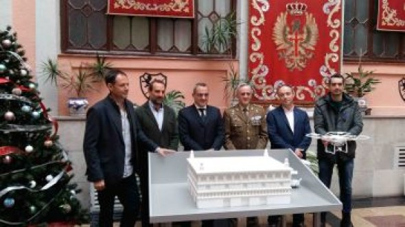 La exposición de Drones y mazmorras muestra una forma pionera de enseñar el patrimonio aragonés a través de la tecnología