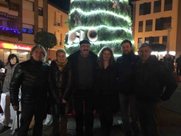 Calamocha inaugura la Navidad con un acto de encendido de luces