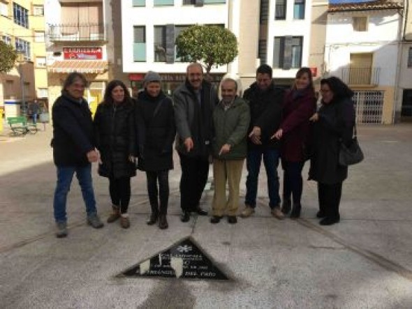 Calamocha inaugura el Kilómetro Cero del Frío en la plaza del Peirón