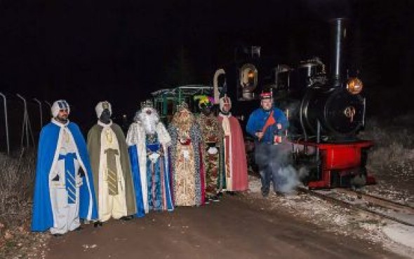 Los Reyes Magos volverán a llegar a Utrillas en el tren minero