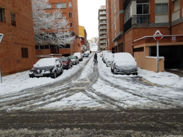 Abiertas al tráfico todas las calles de la capital turolense y se restablece el servicio de autobús