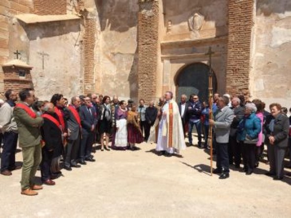 Muniesa celebra San Isidro con la presencia del obispo de la diócesis de Teruel y Albarracín