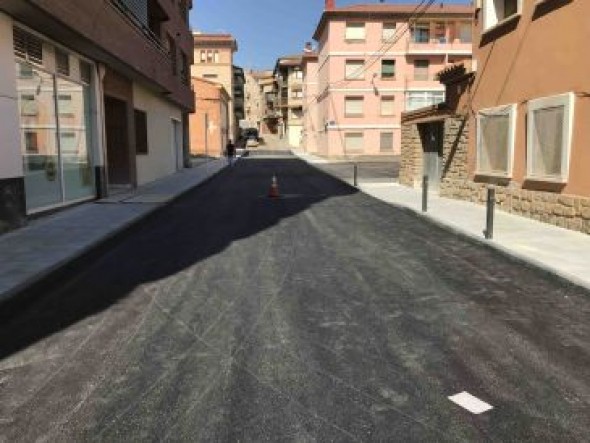 El Ayuntamiento de Alcañiz repara la calle Eduardo Jesús Taboada eliminando barreras arquitectónicas