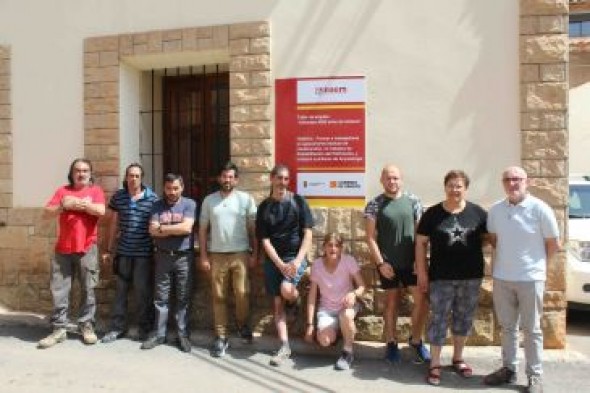 Alfambra forma con un taller de empleo en albañilería y excavación arqueológica