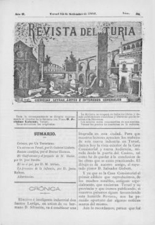 Turia analiza en su nuevo número la trayectoria de La revista del Turia, una publicación clave del siglo XIX