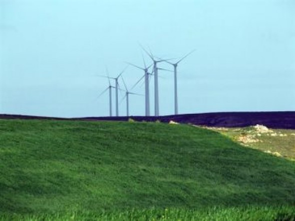 Avance para el parque eólico Farlán de Enel en Muniesa