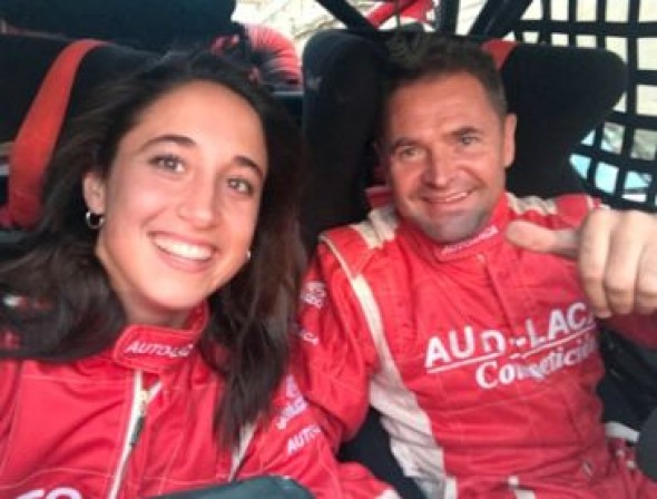 Mónica Plaza, la copiloto de familia procedente de Aliaga, correrá el Dakar