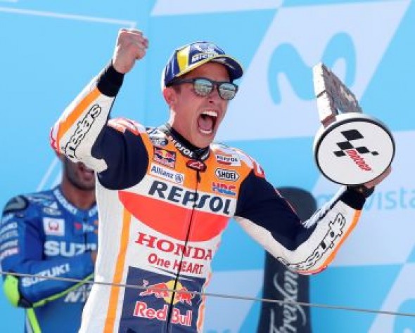 Márquez hace historia y consigue la tercera victoria consecutiva en Motorland