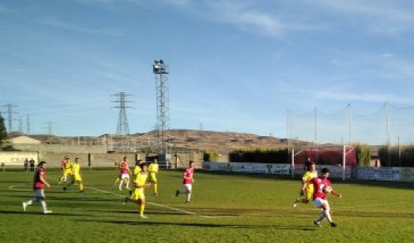 Un gol mediado el segundo periodo acaba con las esperanzas del Calamocha