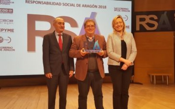 El Balneario de Ariño recibe uno de los galardones del Premio RSA 2018