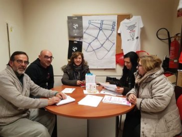 Los candidatos de CHA al Ayuntamiento de Teruel inician en La Fuenfresca una ronda de reuniones con asociaciones vecinales