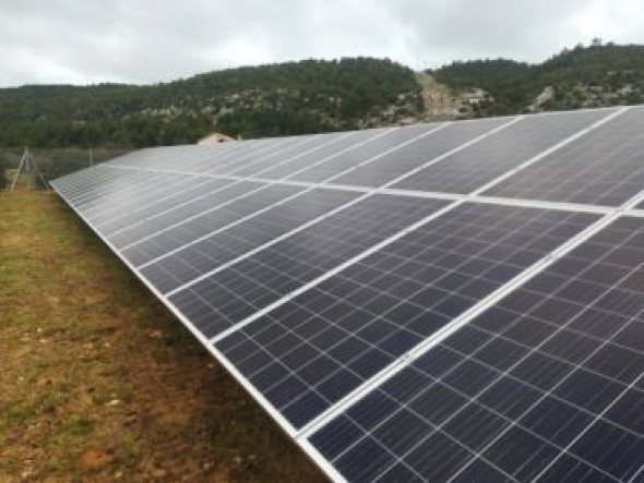 Fuentespalda y La Portellada ahorrarán gracias a dos plantas fotovoltaicas