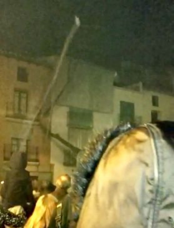 Un herido grave y tres leves 
en la hoguera de Castelserás