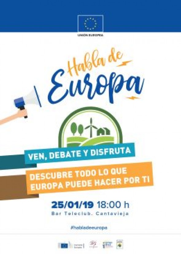 Cantavieja acoge este viernes el evento Habla de Europa,  una iniciativa de la Comisión Europea para acercar Europa a las zonas rurales