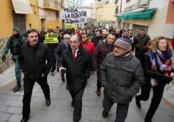 Los alcaldes de Andorra y Ariño piden medidas concretas y que se ejecuten ya