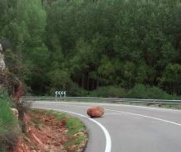 Cortes intermitentes de tráfico en la A-1512 entre Albarracín y Torres