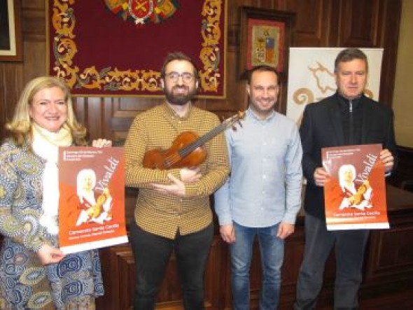 La Camerata Santa Cecilia y el violinista Daniel Pinteño ofrecen este domingo un concierto con música de Vivaldi