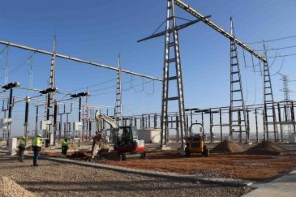 Red Eléctrica de España amplía la subestación de Muniesa en Teruel