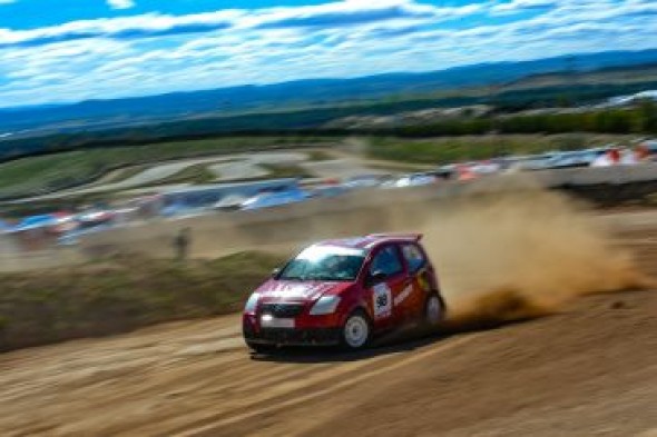 Óscar Valera y Jesús Aguilar, los mejores aragoneses del Nacional de Autocross disputado en Motorland