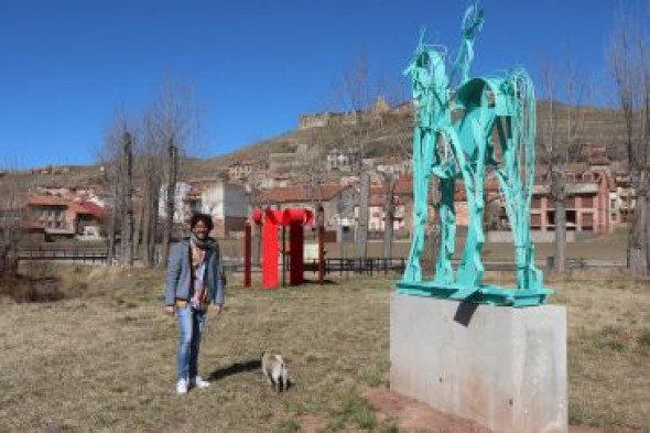 Cedrillas crea un parque escultórico 
al aire libre junto al río Mijares