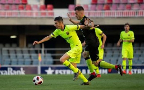 El filial del Barcelona acaba con la buena racha del CD Teruel