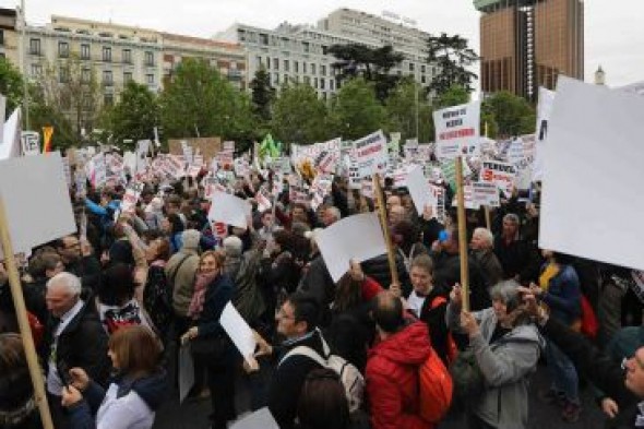 Aliaga dice que el éxito de la manifestación de la España Vaciada no debe caer en saco roto