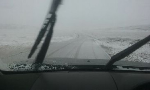 Cinco carreteras de la provincia de Teruel, con cadenas por la nieve