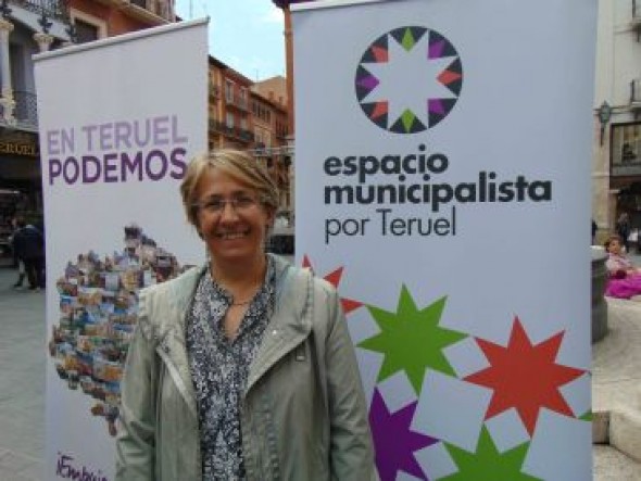 Blanca Villarroya, candidata de Espacio Municipalista por Teruel Podemos-Equo a la alcaldía: “Apoyaremos un gobierno progresista para evitar que la derecha continúe”