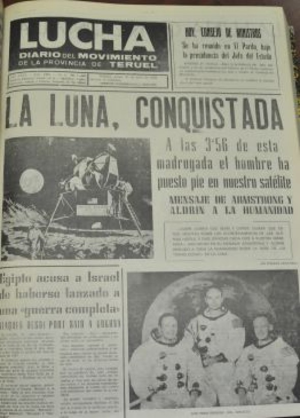 50 años de la llegada a la Luna: el diario Lucha siguió la gesta con gran interés