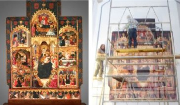 El (casi) regreso a Puertomingalvo de un retablo perdido hace ochenta años