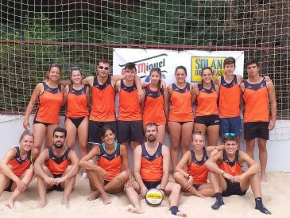 María Jarque y Javier Fernández vencen en III Trofeo de Voley Playa Amantes de Teruel