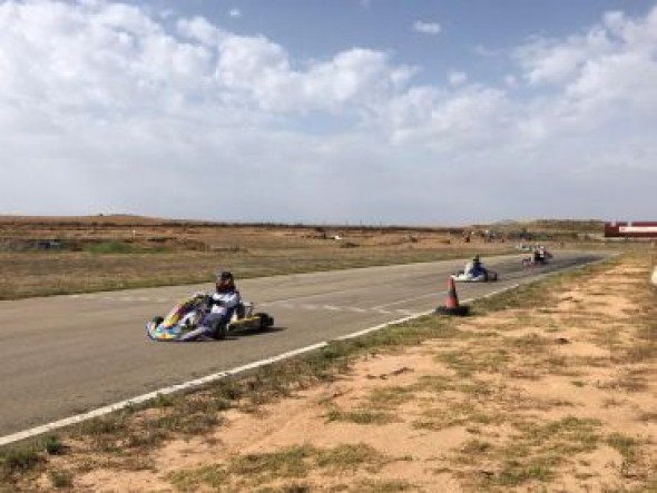 Pérez-Santander, el mejor en la Copa de Aragón de Karting en Samper de Calanda