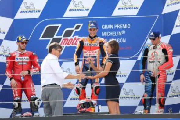 Aliaga advierte de que el Gobierno de Aragón no va a entrar en ninguna subasta para seguir organizando la Moto GP”