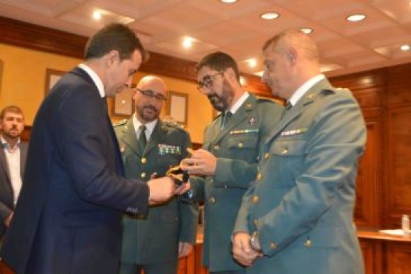 Calanda reconoce la labor que desempeña la Guardia Civil en el medio rural