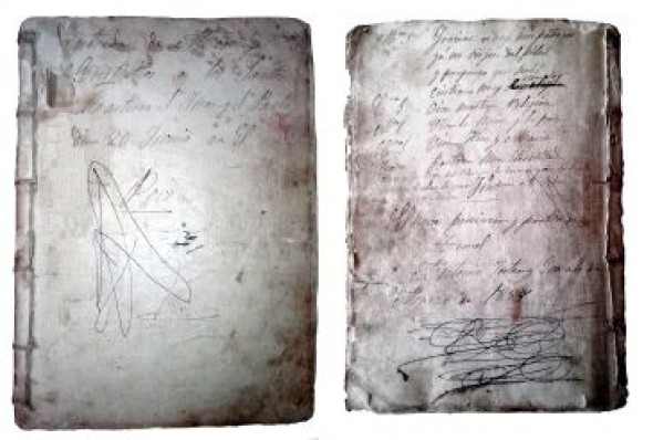 El Pobo recupera en un libro un manuscrito  de la entrada de moros y cristianos en teatro