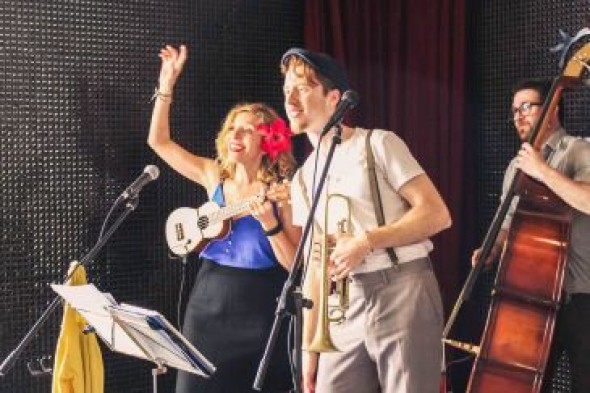 Guillermo Valero, trompetista y bailarín, participa este sábado en el Festival de Jazz de Teruel: “Los jazzmen antiguos no tenían medios y hacían música con lo que pillaban”