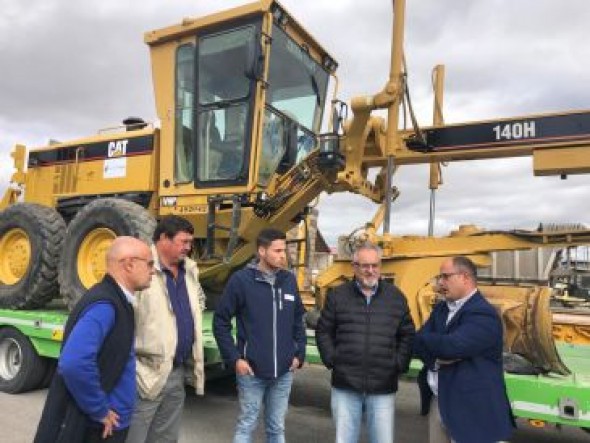 Comienzan los trabajos del Plan urgente de la Diputación de Teruel para el arreglo de caminos rurales